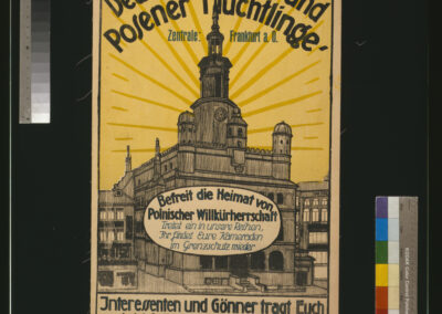 Plakat - Deutscher Heimatbund Posener Flüchtlinge, 1919, Biblioteka Kongresu USA