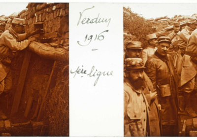 Zdjęcie pierwszej linii Verdun, 1916, La Contemporaine Library