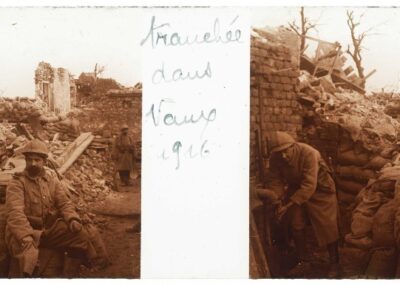 Zdjęcie transzei, Verdun 1916, La Contemporaine Library