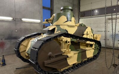 Replika czołgu Renault FT-17 do nowego Muzeum Powstania Wielkopolskiego gotowa!